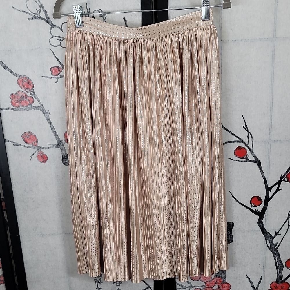 Sabina Musayev Cassia pleated midi skirt Size Medium